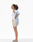 Blue Sportswear Anita "Popelin" Shorts - Chalk