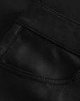 Depeche Leather Skirt - Black