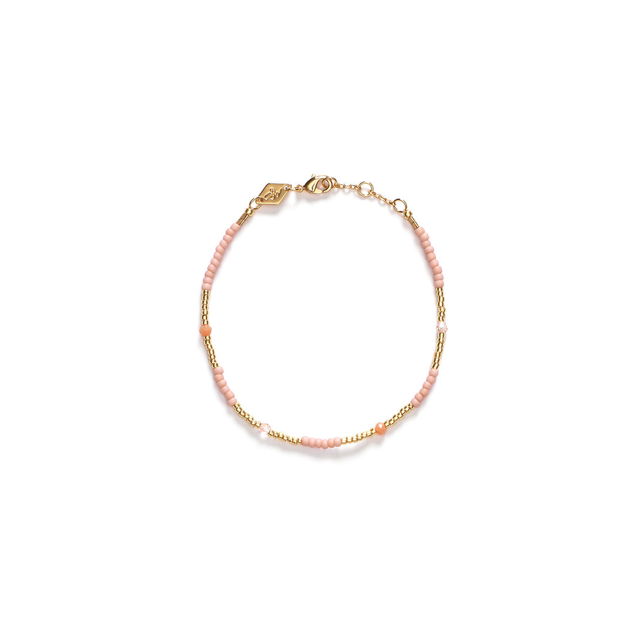 ANNI LU Clemence Bracelet - Pink Sand