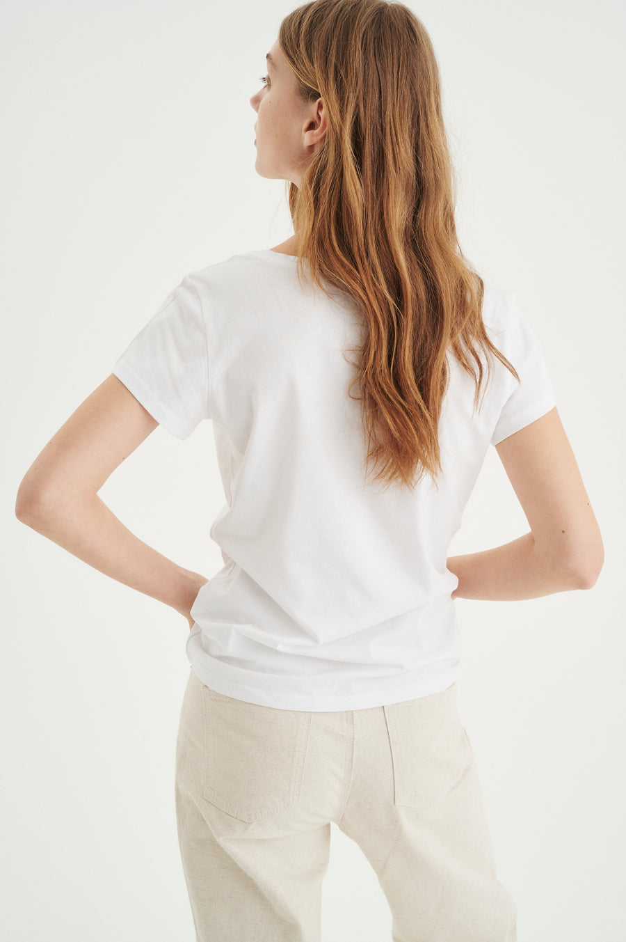 InWear Rena V T-shirt KNTG - Pure white