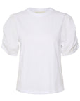 InWear PayanaIW Woven Trim T-shirt - Hvid