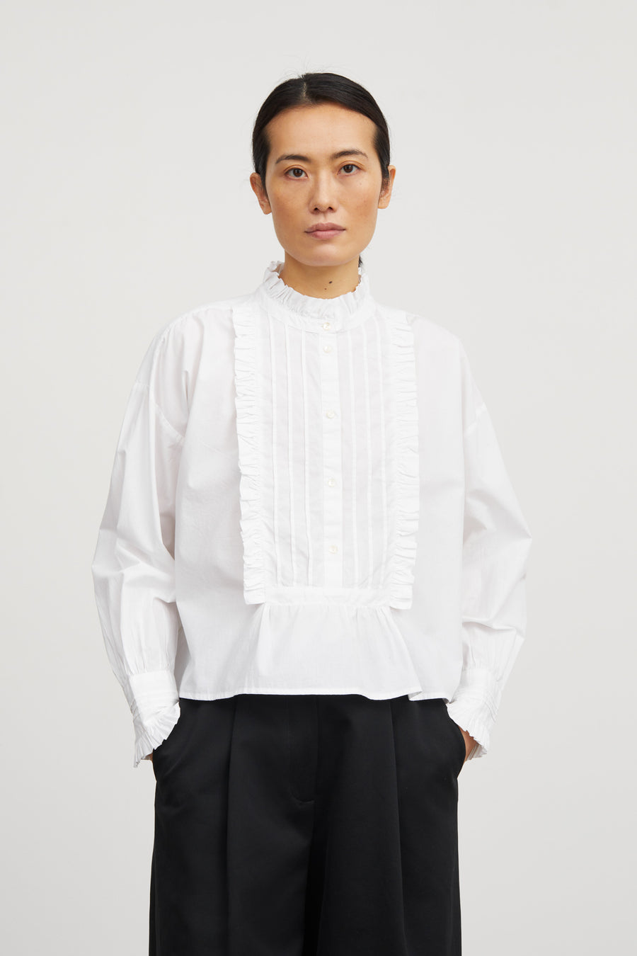 Skall Studio Emilia Bluse - Optic White