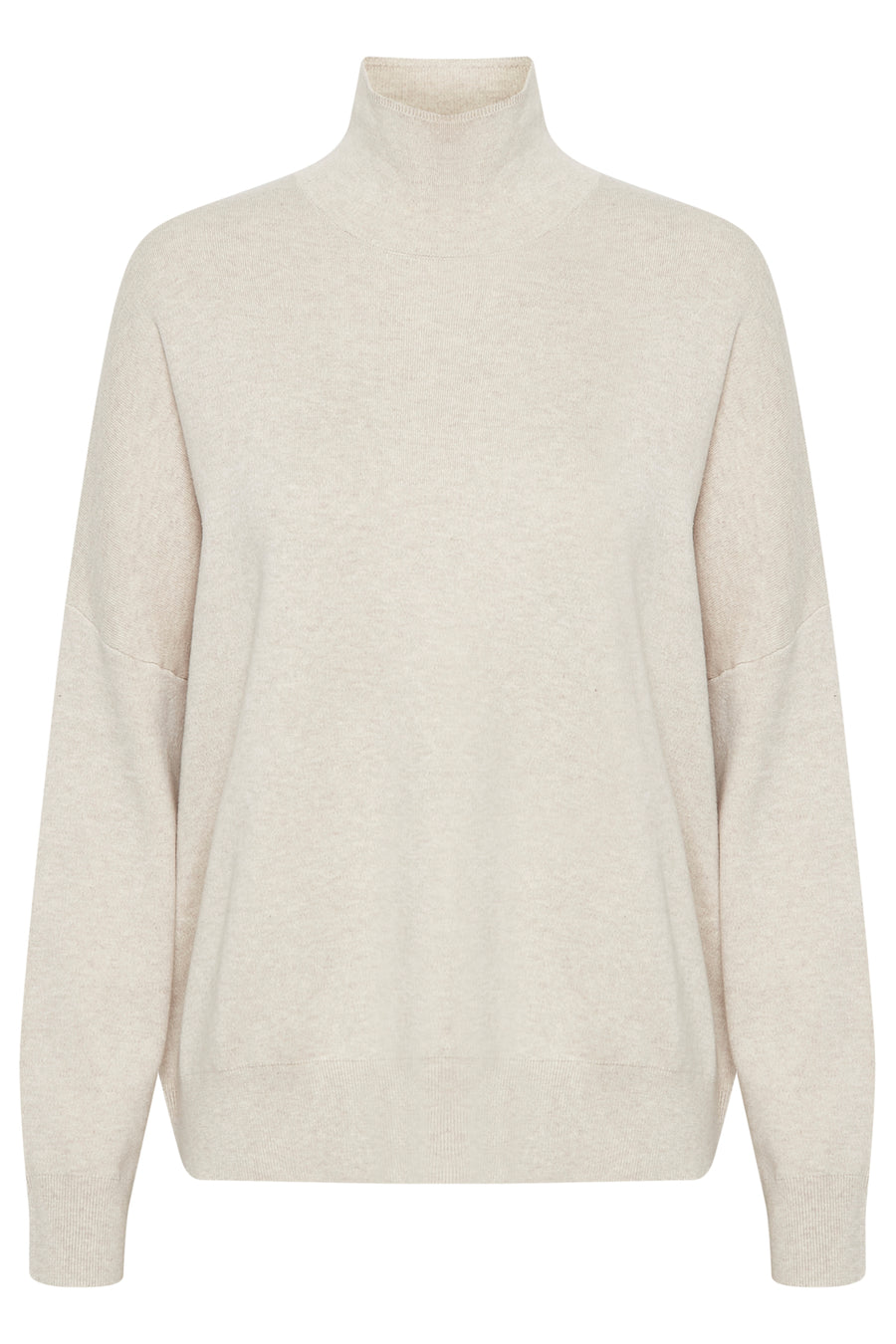 Inwear TenleyIW Turtleneck Pullover - Simply Taupe Melange