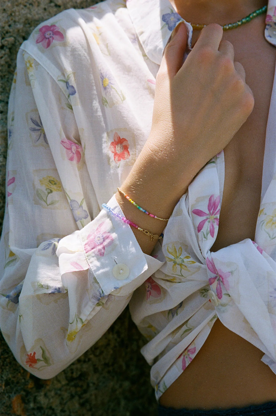 ANNI LU Seaside Shimmer Bracelet - Gold