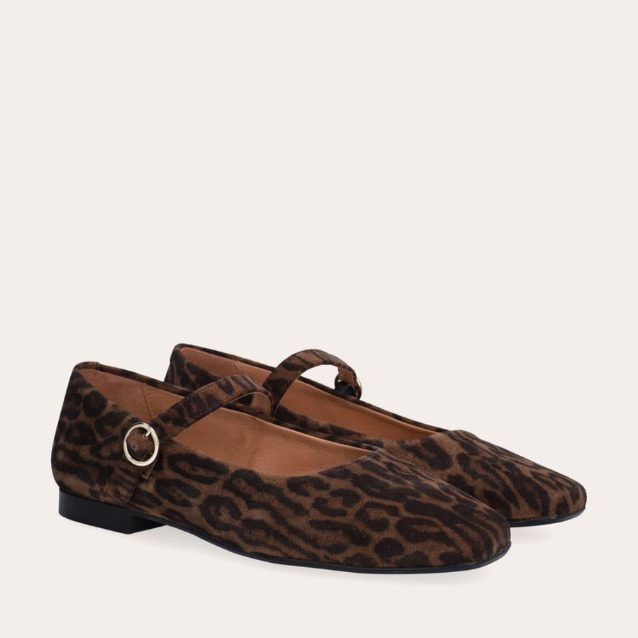 Billi Bi A6800 Loafers - Leopardo Arabica Suede