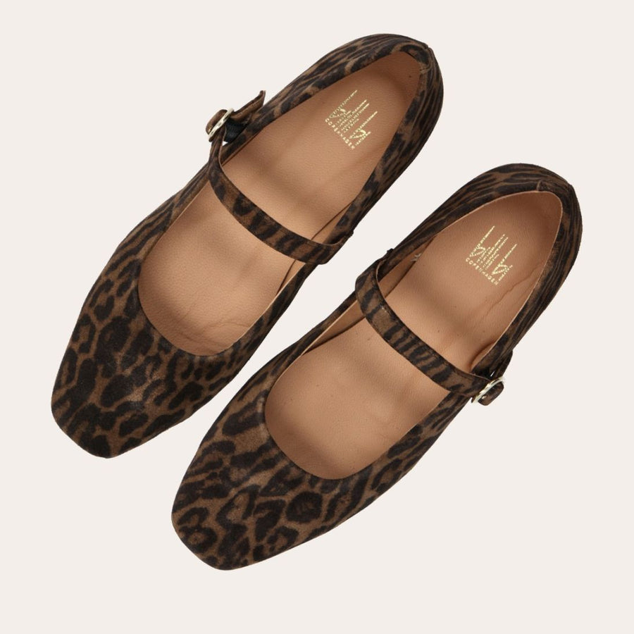 Billi Bi A6800 Loafers - Leopardo Arabica Suede