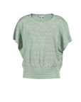 Blue Sportswear Asta Linen SS Knit - Spring Green Melange