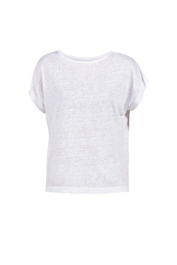 Blue Sportswear Anabell Linen T-shirt - Hvid