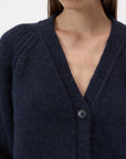 Closed V Cardigan - Dark Blue