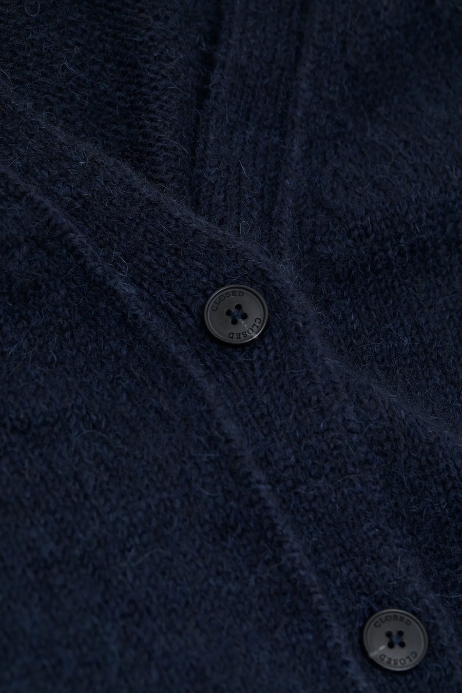 Closed V Cardigan - Dark Blue