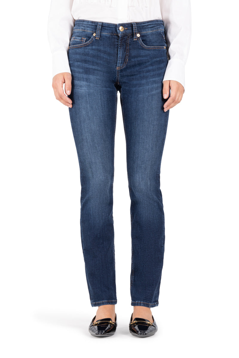 Cambio Piper Long Jeans - Dark Used Wash