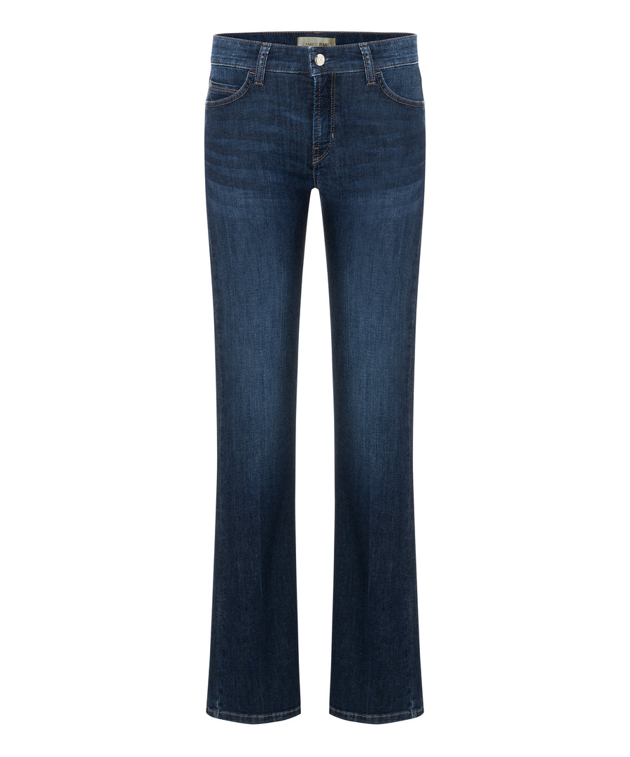 Cambio Paris Flared Jeans - Dark Used Wash