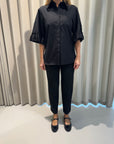 Eva Mann Olivia Polo Shirt - Black