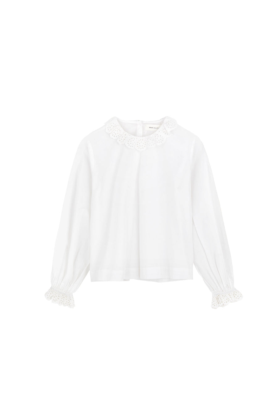 Skall Studio Cornflower Bluse - Optic White