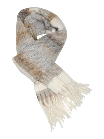 Gustav Dereen Fluffy Wool Scarf - Off White