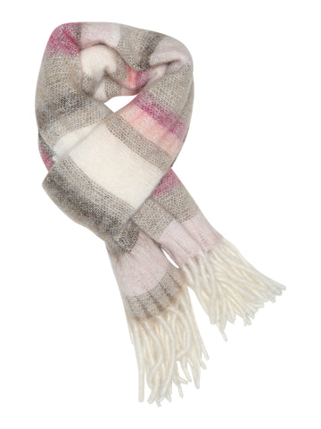 Gustav Dereen Fluffy Wool Scarf - Pink Tulle