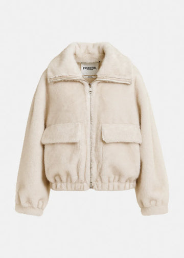 Essentiel Antwerp Genz Bomber Jakke - Off White