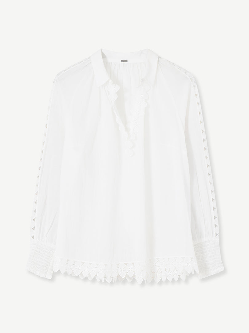 Gustav Annsofie A-Shape Shirt - White