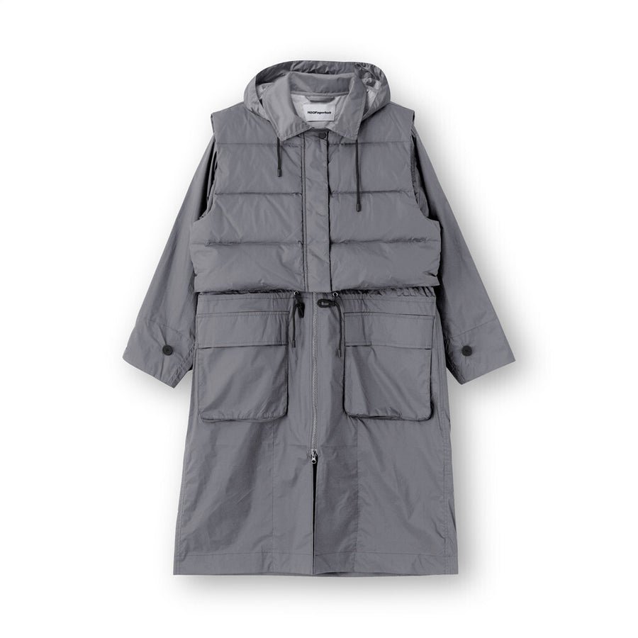 H2OFagerholt Rain Coat - Koala Grey