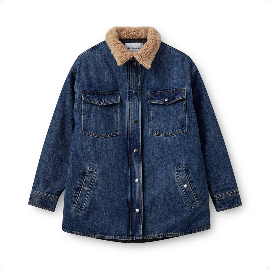 H2OFagerholt Mommy Jakke - Blue Denim