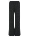 Gustav Josa Knitted Wide Leg Bukser - Grey, Black