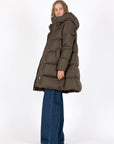 Lempelius Nev Down Coat - Foggy Green