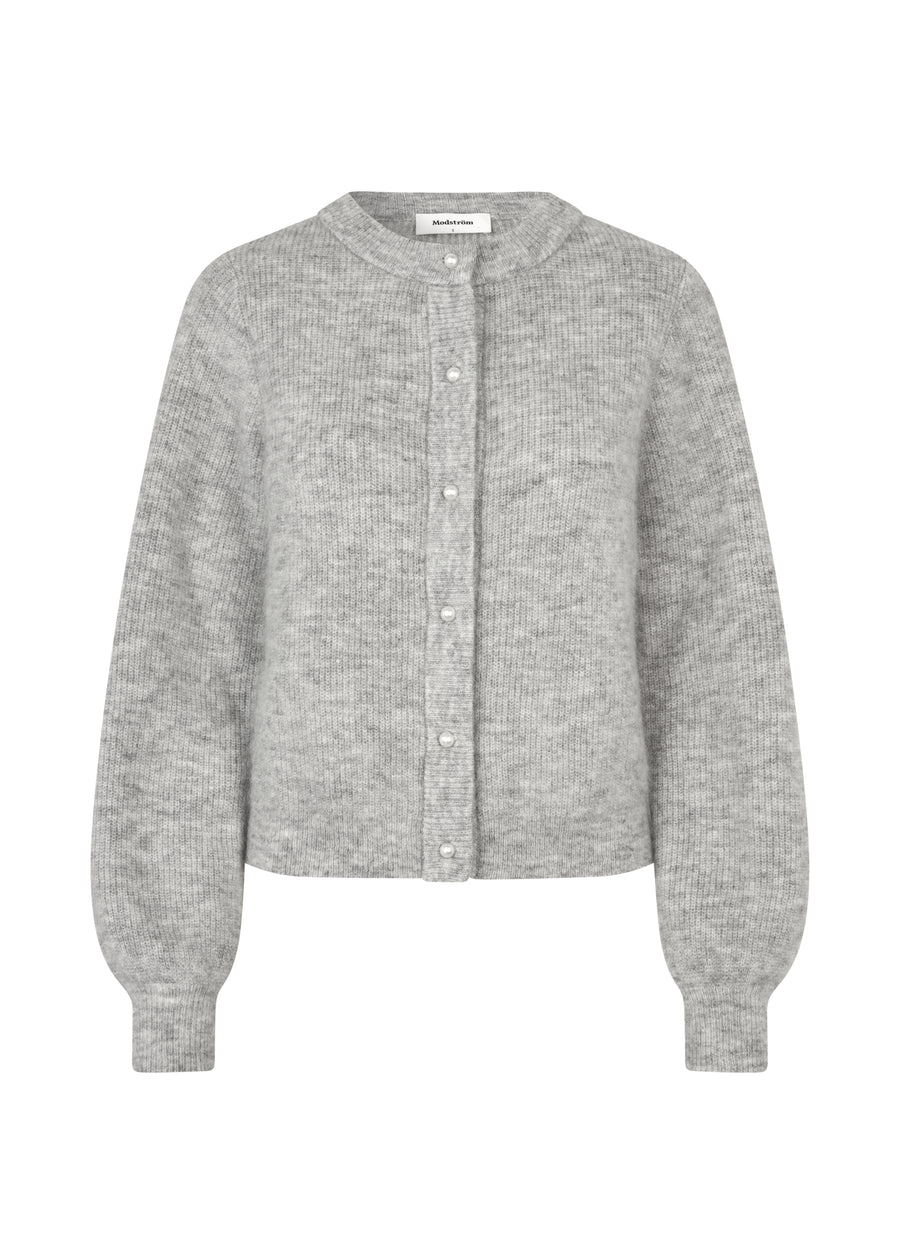 Modström LenniMD Cardigan - Grey Melange