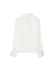 Busnel Nicoline Satin Blouse - Ecru