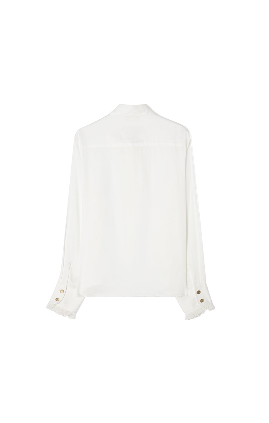 Busnel Nicoline Satin Blouse - Ecru