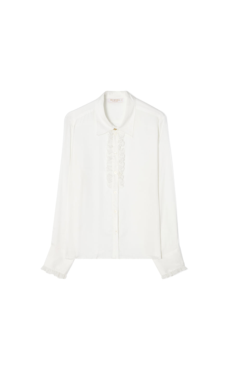 Busnel Nicoline Satin Blouse - Ecru