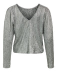 Object Objlouise L/S Top - Silver