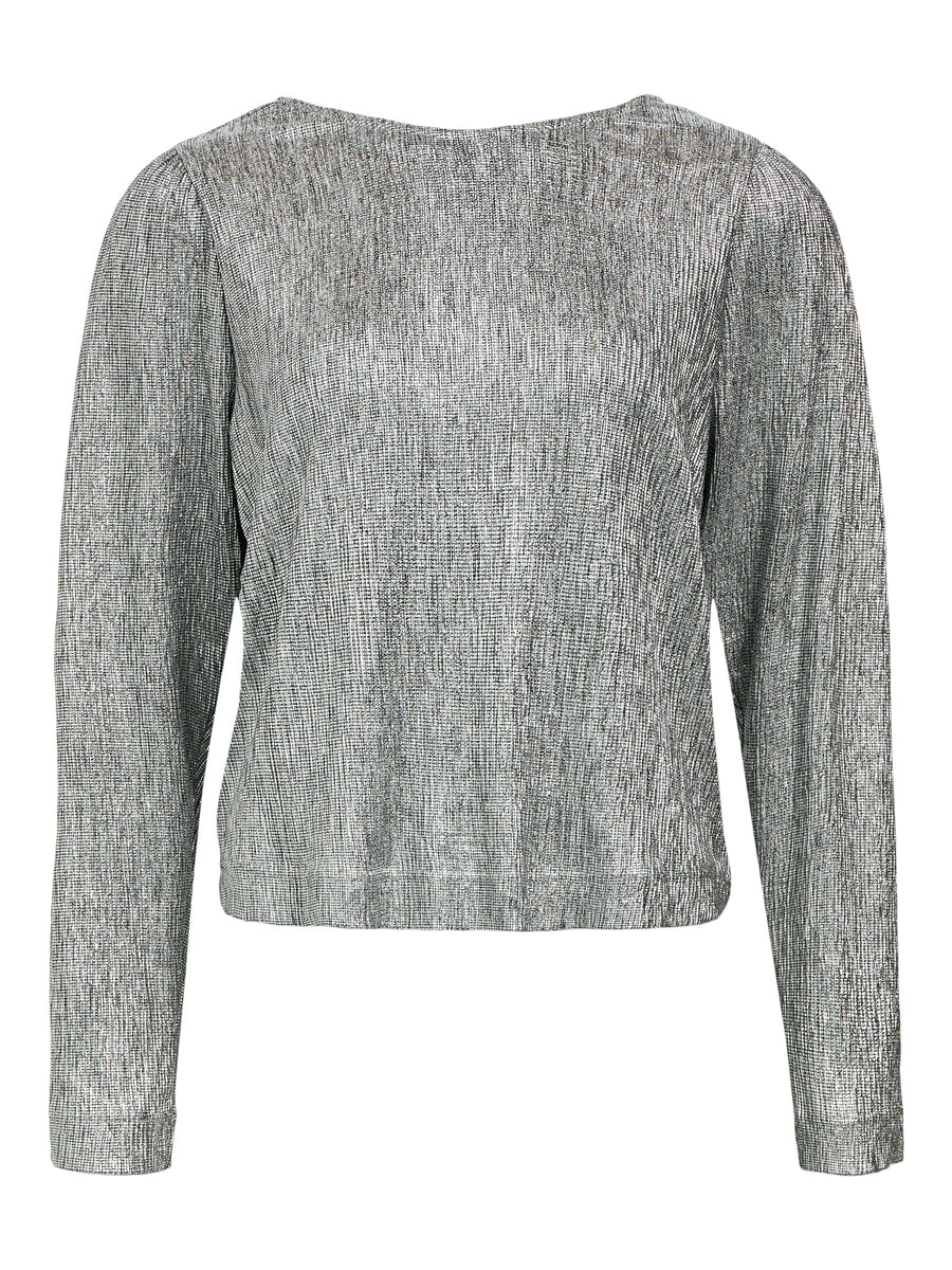 Object Objlouise L/S Top - Silver