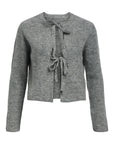 Object Parvi Knit Cardigan - Medium Grey Melange