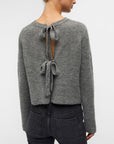 Object Parvi Knit Cardigan - Medium Grey Melange