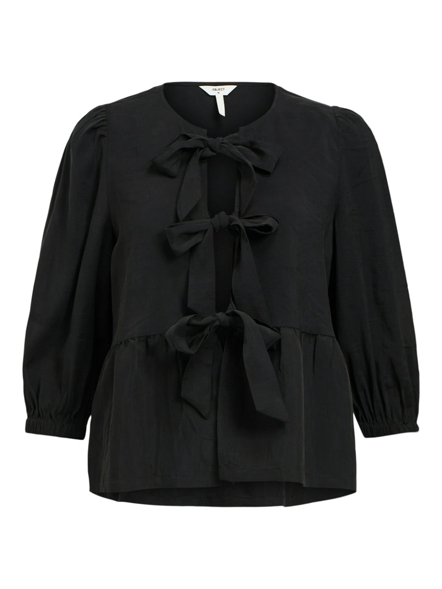 Object Objanni 3/4 Lo Top - Black