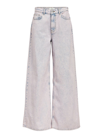 Object Objgabrielle Hw Lo Denim Jeans - Pink Frosting