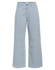 Object Objmoji MW Wide Long Jeans - Light Blue Denim