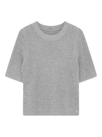 Gustav Shanne Knit T-shirt - Grå