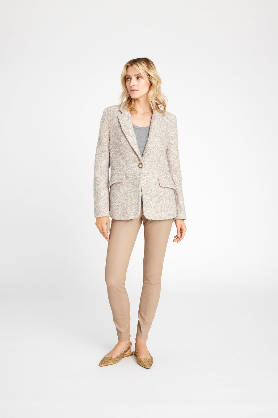 Gustav Stacie Blazer - Steel