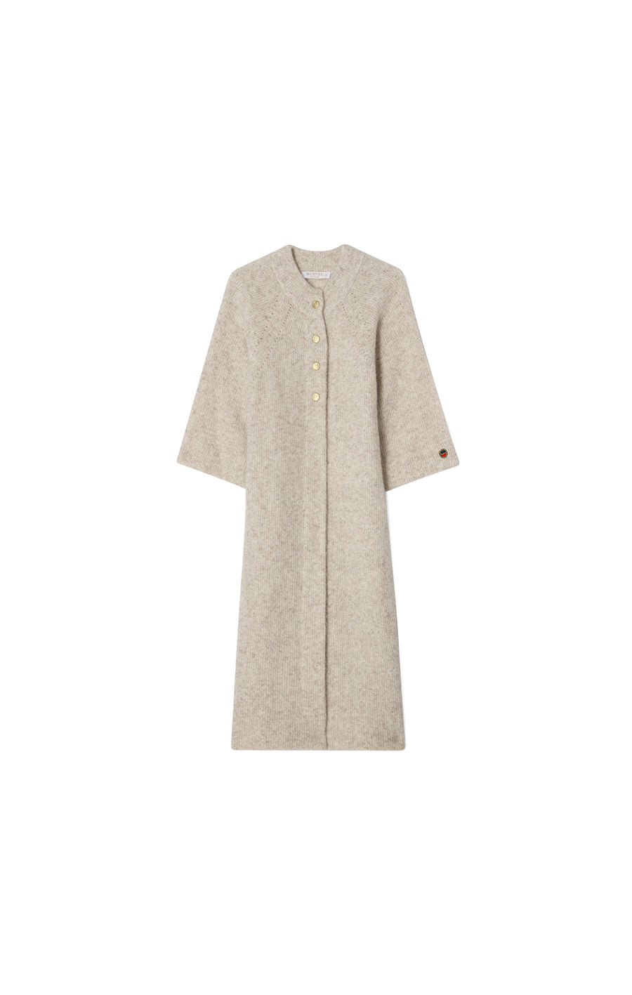 Busnel Vianne Long Cardigan - Sandstorm Melange