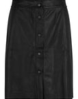 Rosemunde Leather Skirt - Black