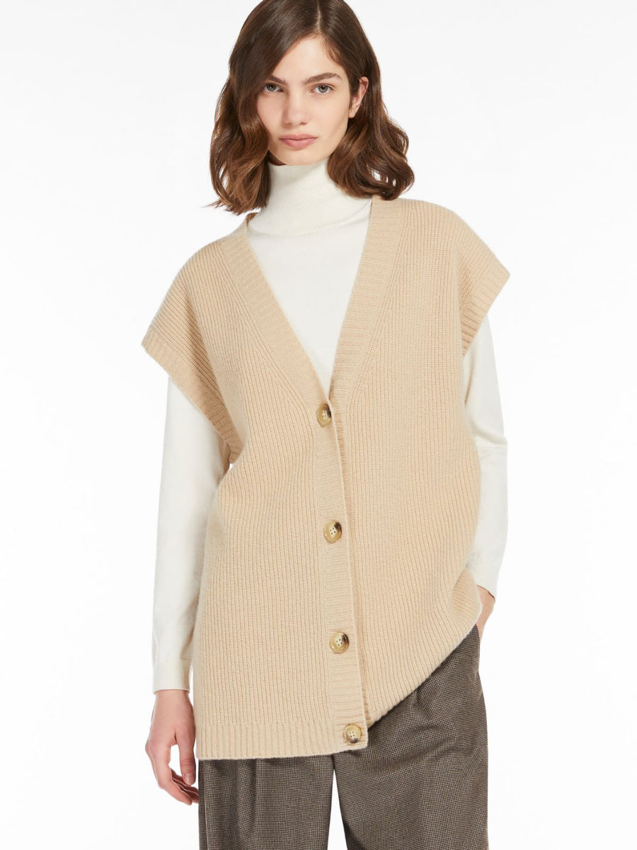 Weekend Max Mara Pesco Vest - Sand