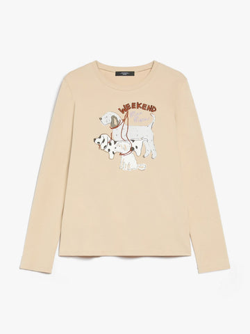 Weekend Max Mara Opaco L/S T-shirt - Sand