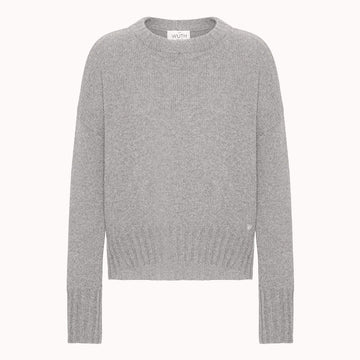 Wuth Cashmere Agnes Pullover - Light Grey