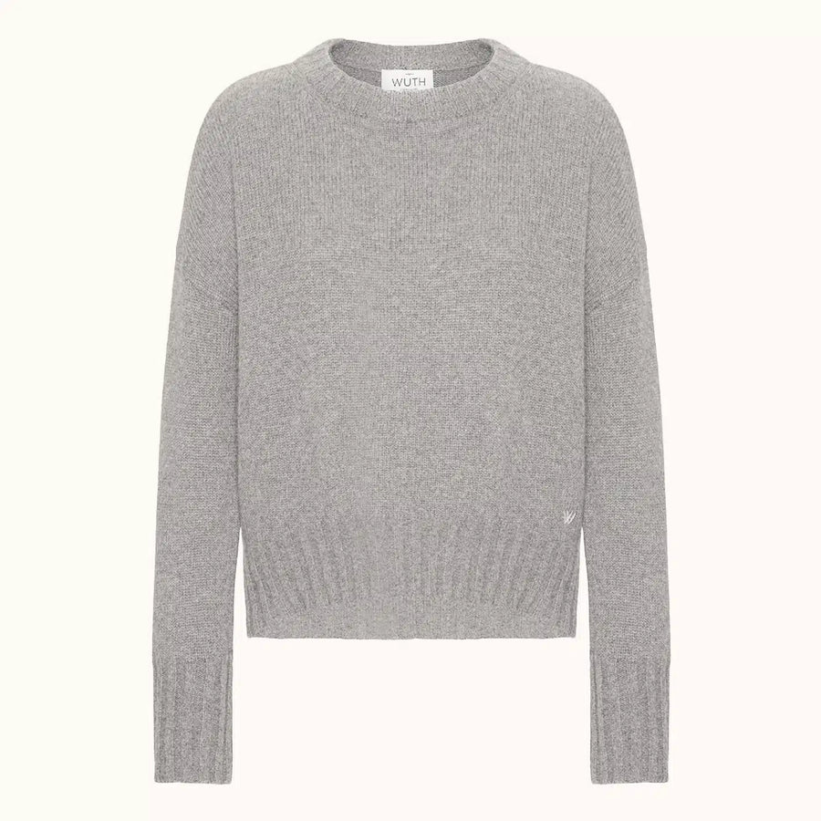 Wuth Cashmere Agnes Pullover - Light Grey