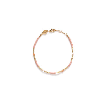 ANNI LU Clemence Bracelet - Pink Sand