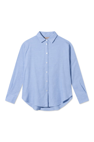 Rue De Tokyo Samita Cotton Shirt - Blue/White